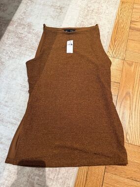 Banana Republic Chestnut Ribbed Knit Tank Top